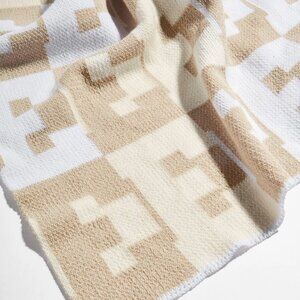 BaubleBar On Repeat Custom Throw Blanket, Letter "M"